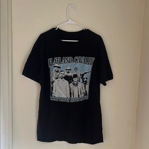 Flatland Cavalry Black Graphic T-Shirt